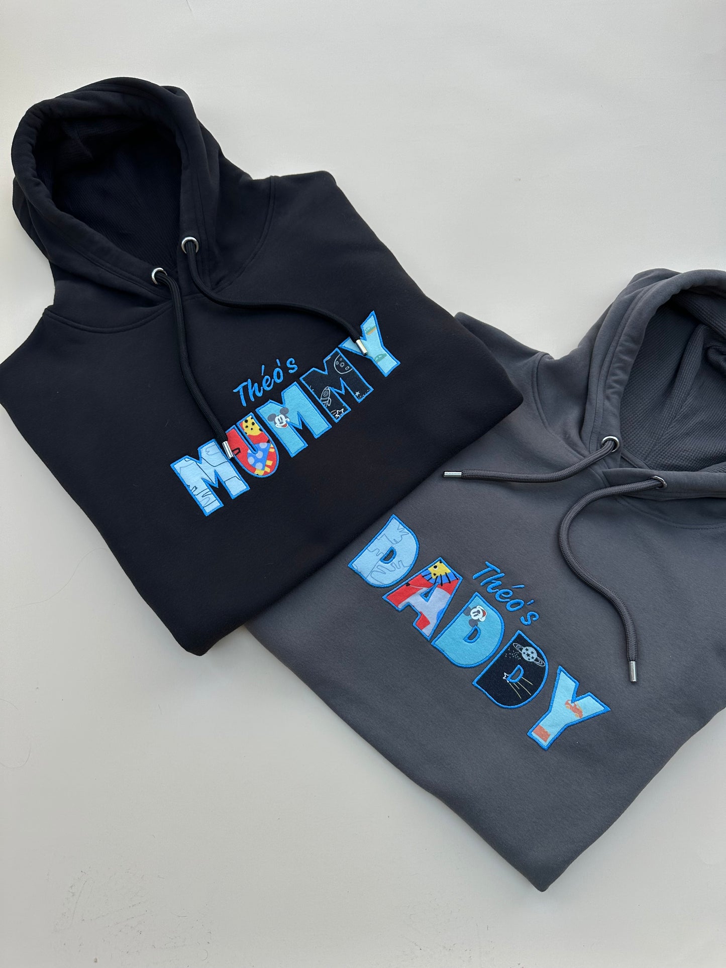 Keepsake Applique Hoodie in Block Font
