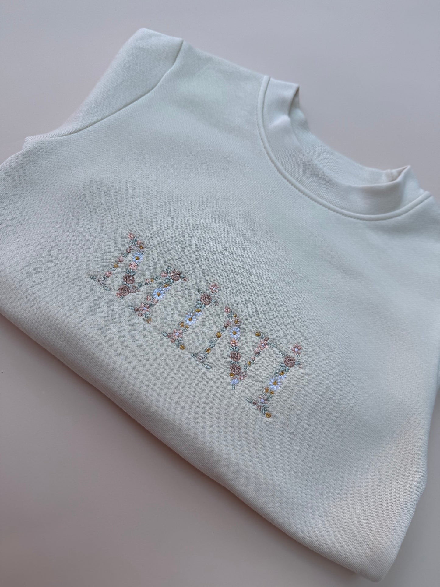MINI floral beige sweatshirt Age 6-12m