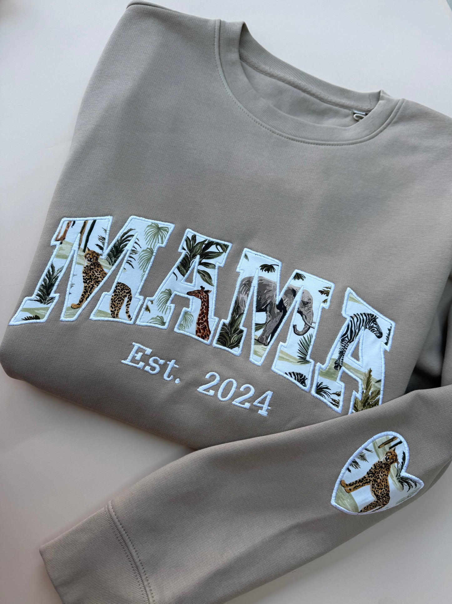 MAMA Safari sweatshirt Size L