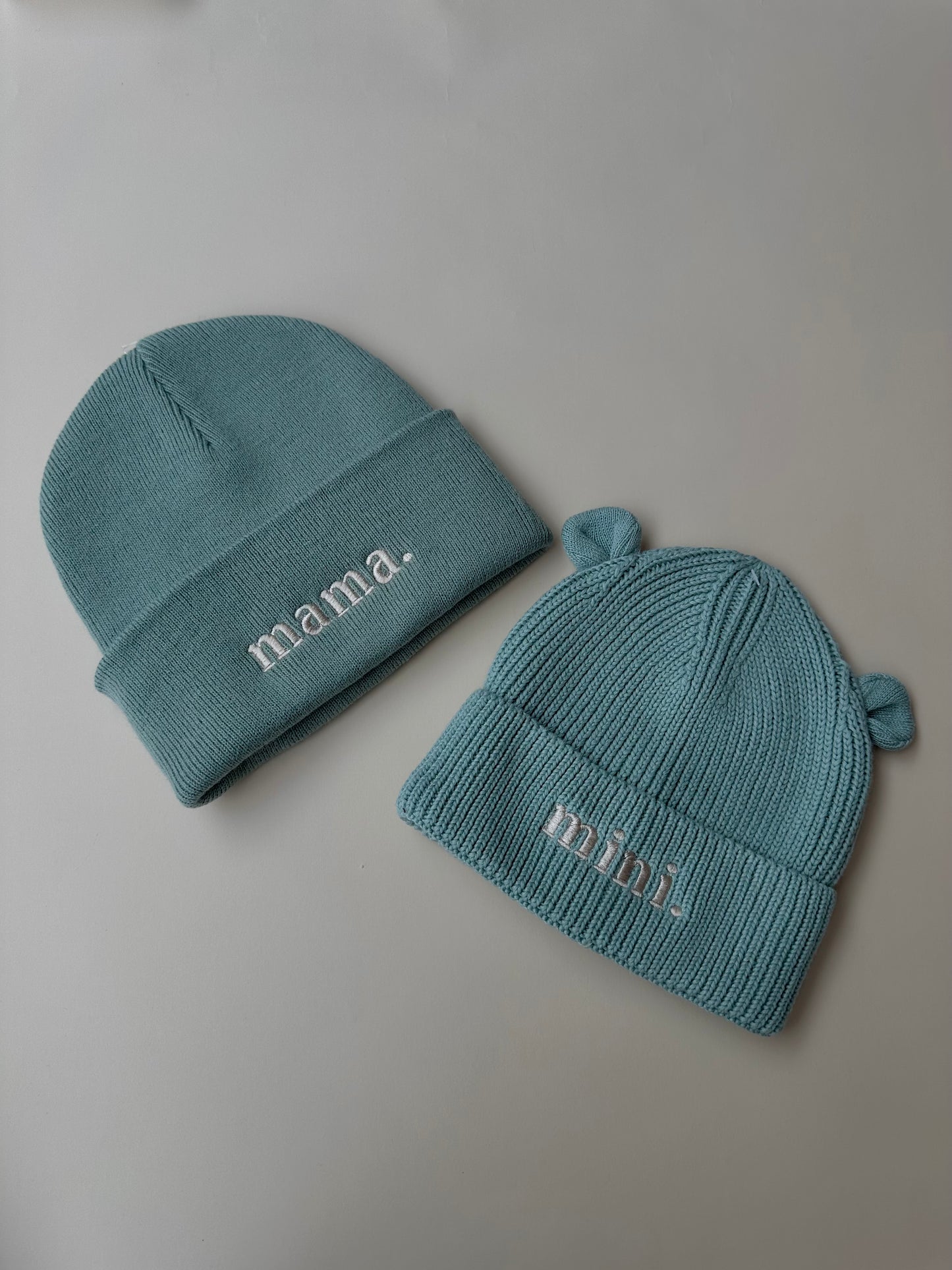 Mama & Mini baby bear beanies