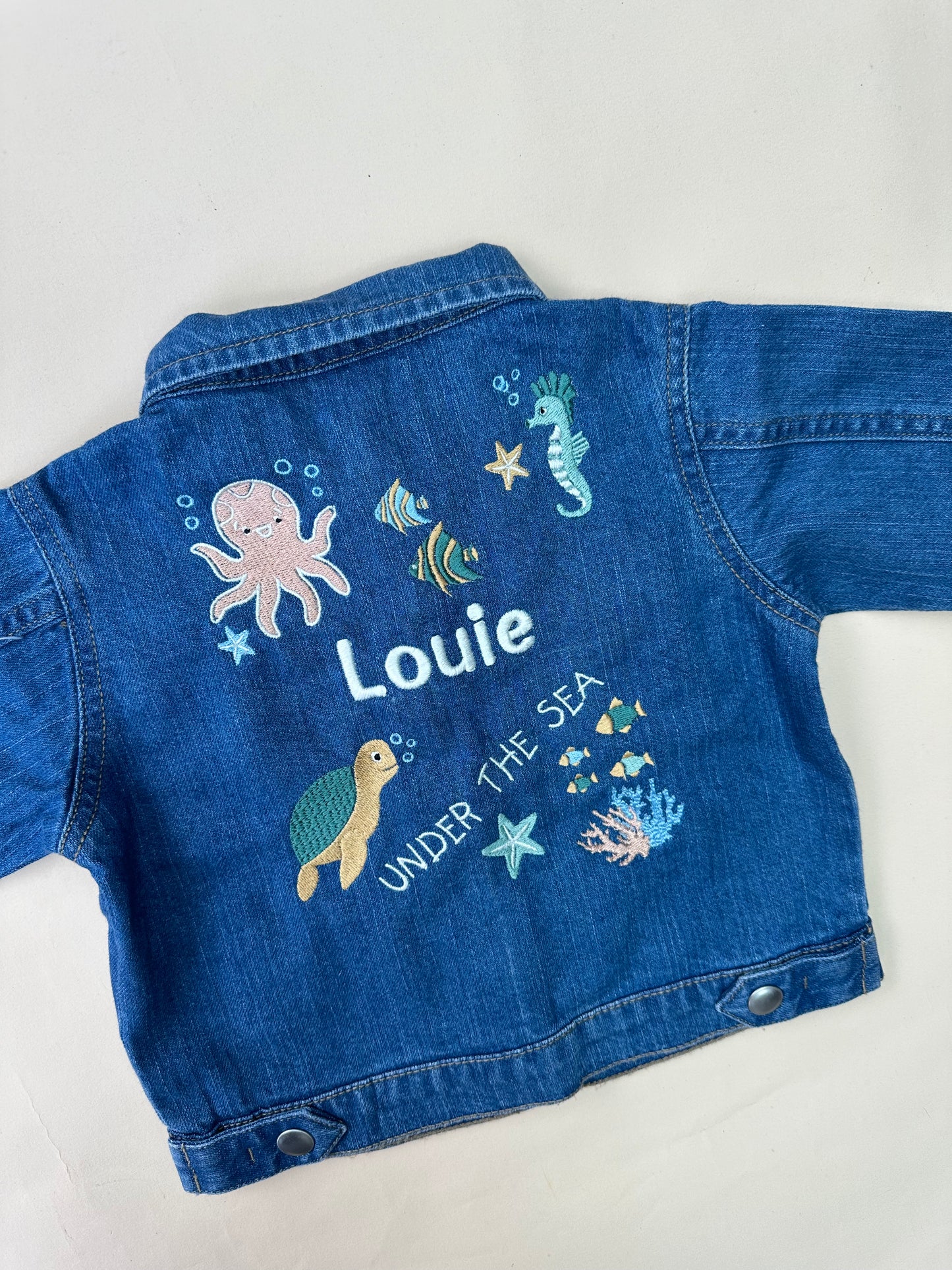 Under the Sea - Personalised Denim Jacket