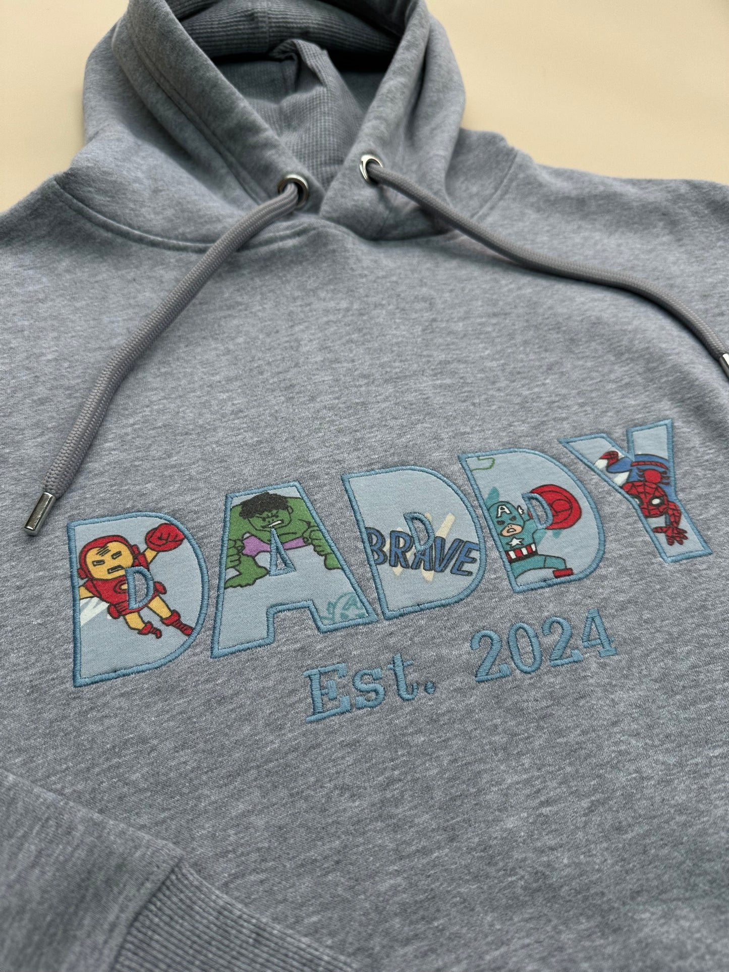 Keepsake Applique Hoodie in Block Font