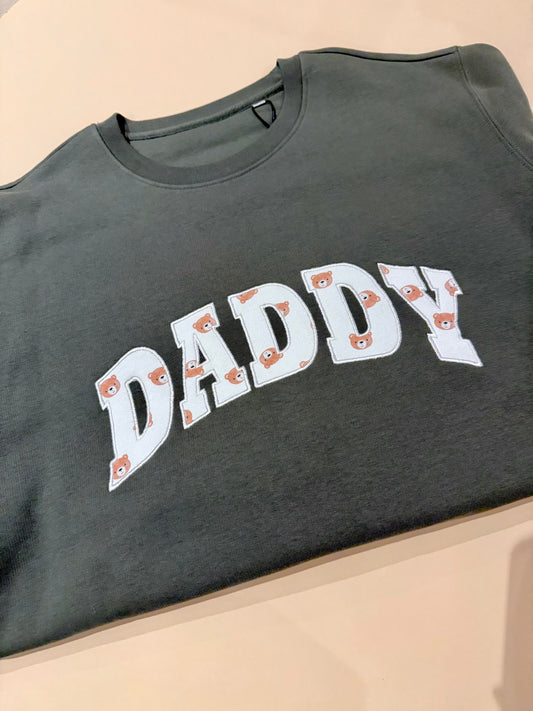 DADDY sweatshirt in Khaki - Size XL