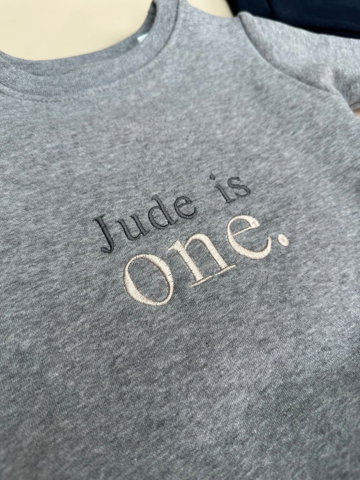 Personalised 1st Birthday Sweater