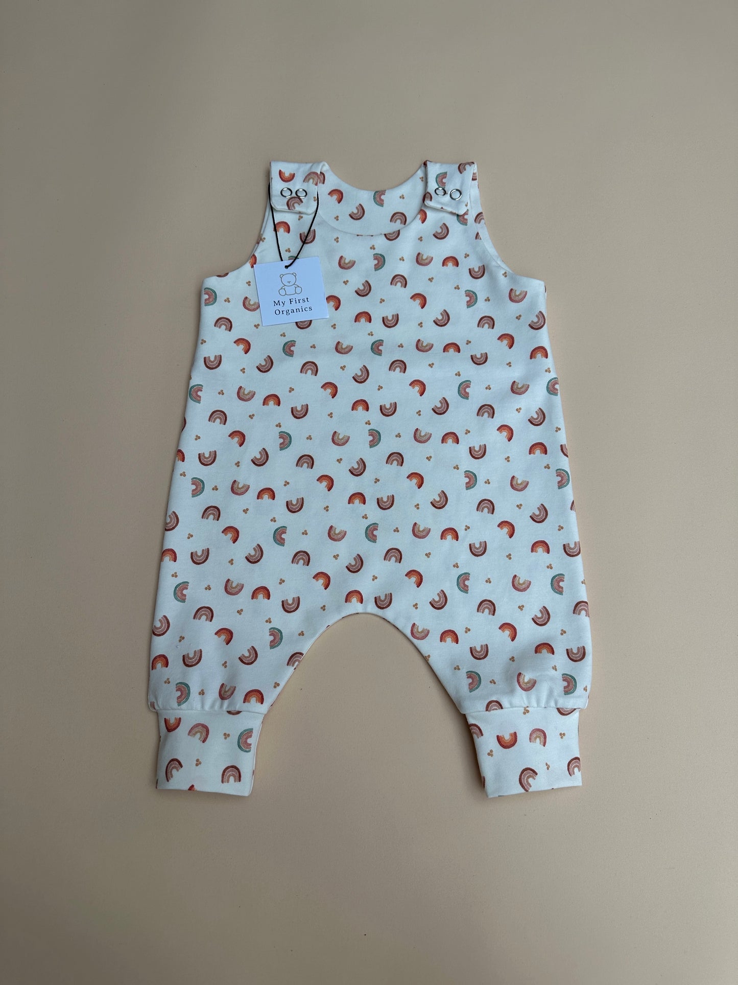 Organic Patterened Romper - Choose your fabric.