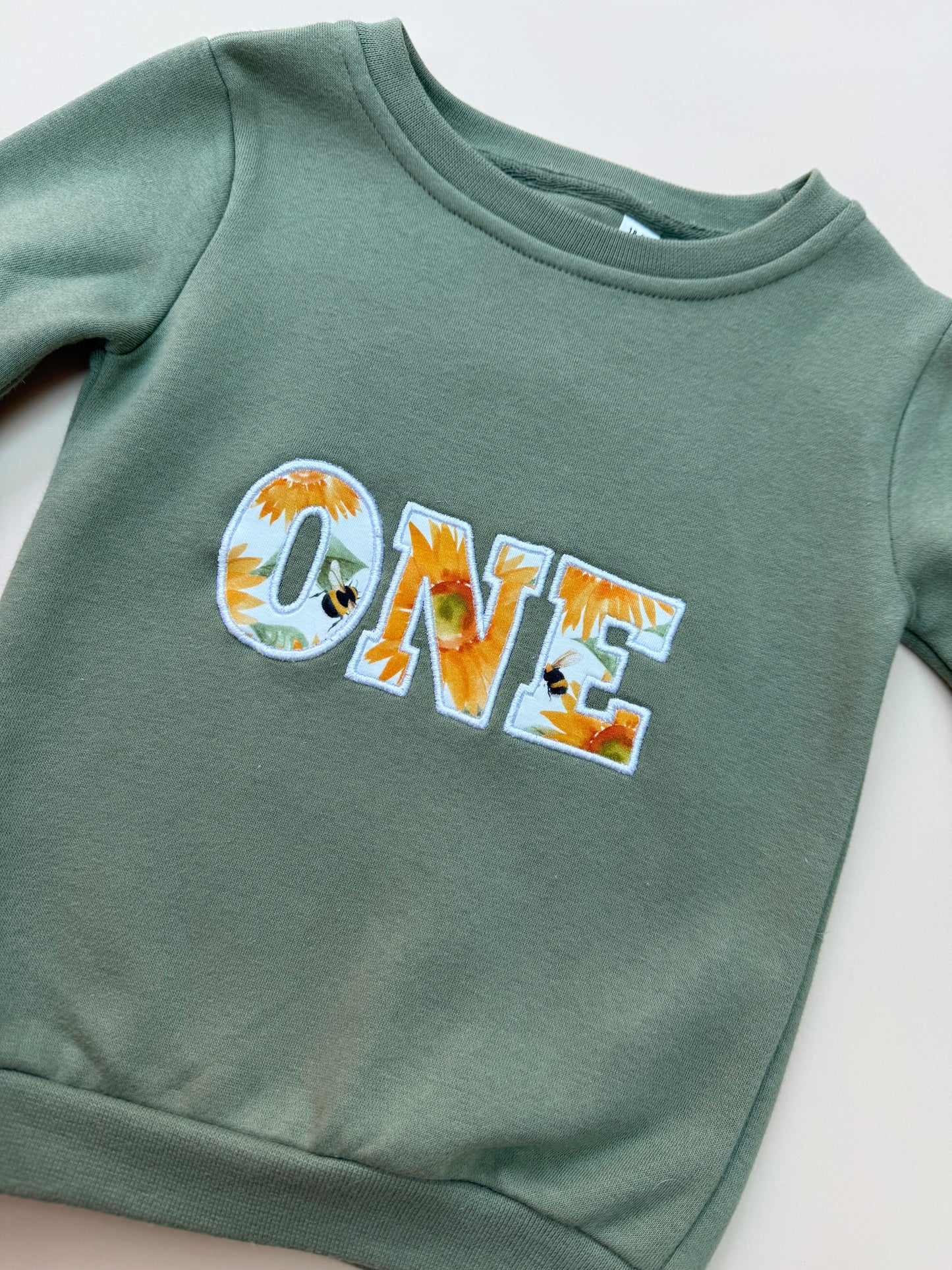 ONE birthday sweatshirt size 12-18m