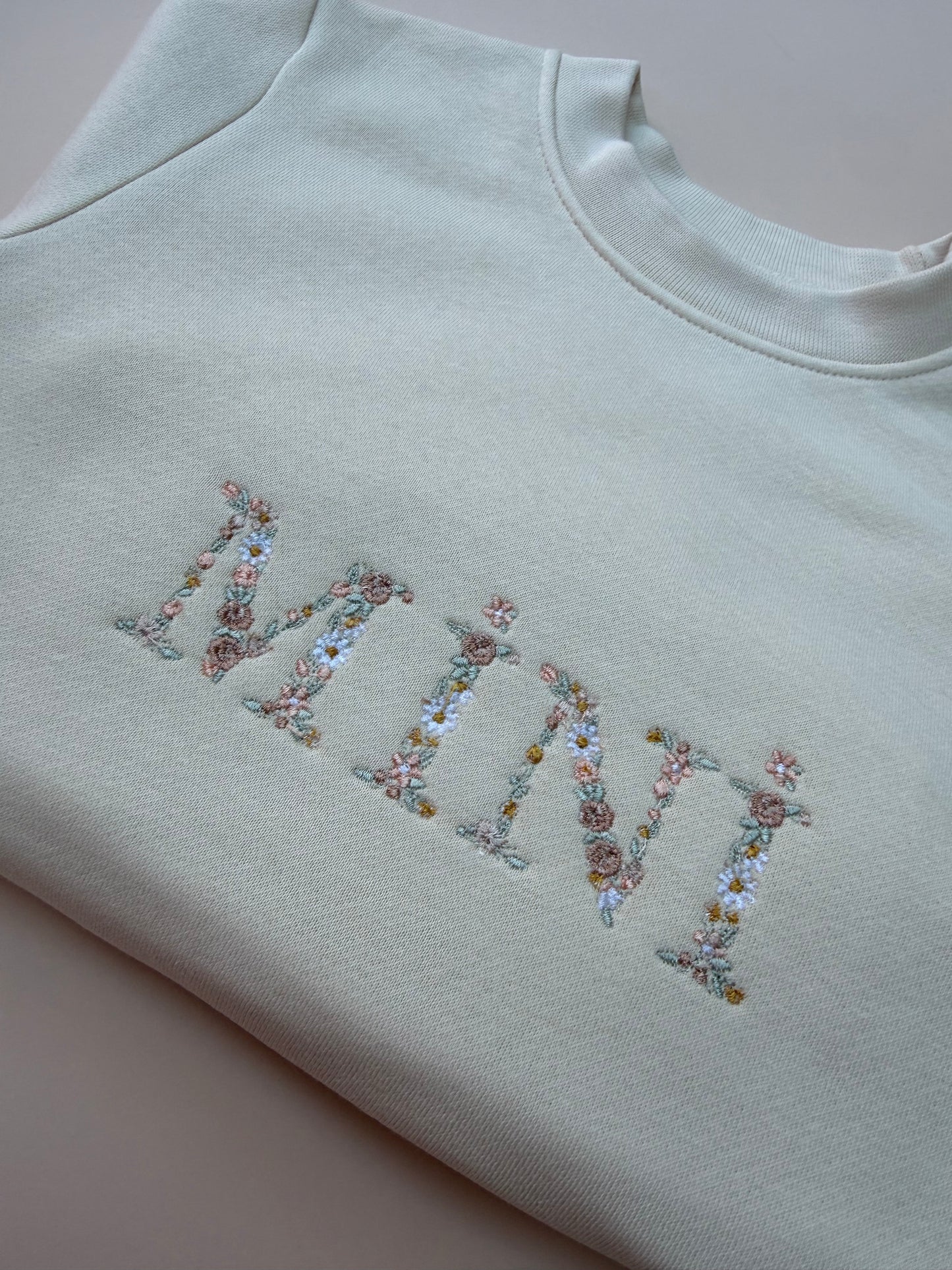 MINI floral beige sweatshirt Age 6-12m