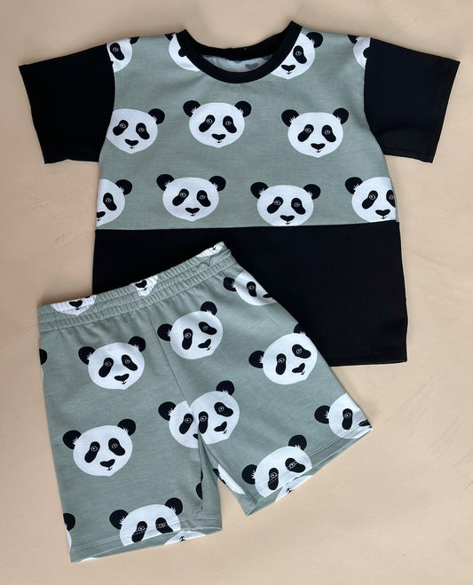Bobby the Panda Summer set Size 2-3years