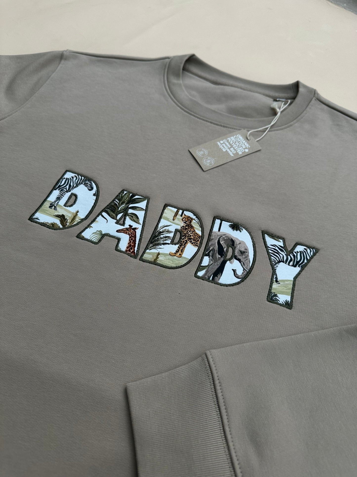 Babygrow Applique Sweatshirt in Block Font