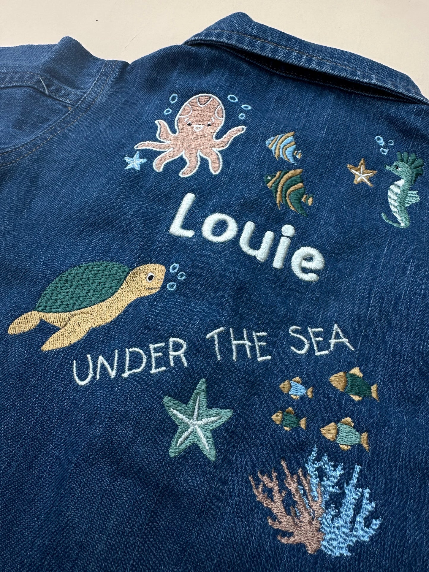 Under the Sea - Personalised Denim Jacket