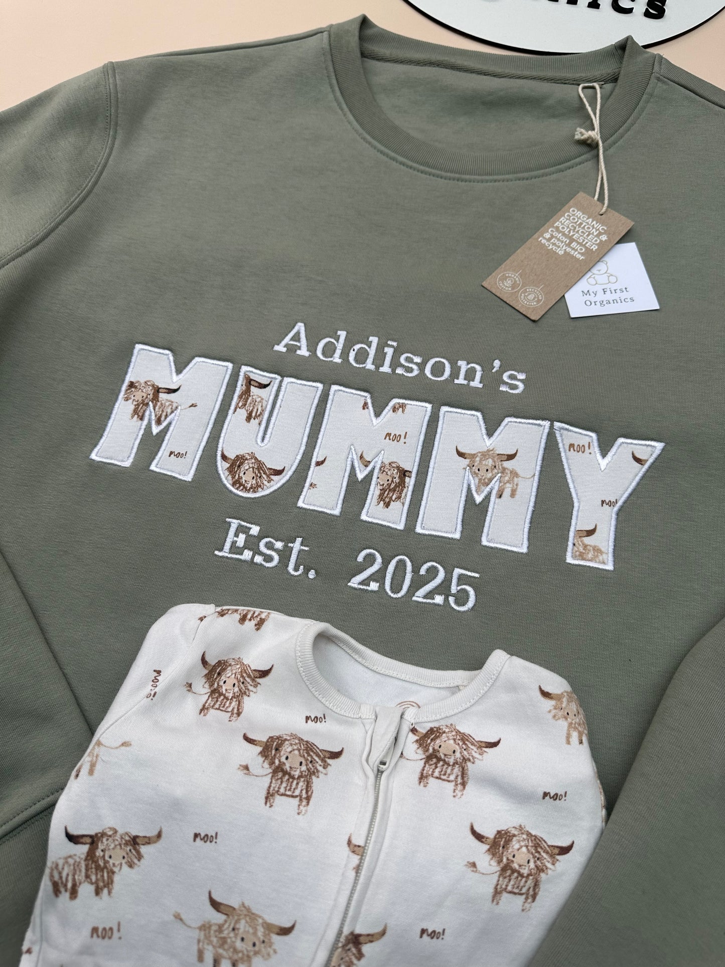 Block Font Keepsake Sweatshirt - Personalise with any word