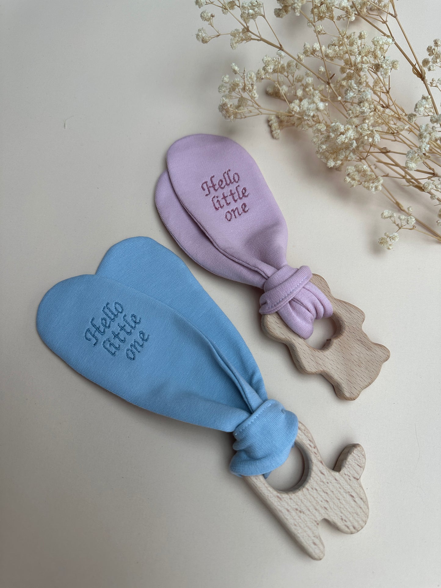 Personalised Beech Wood Teether