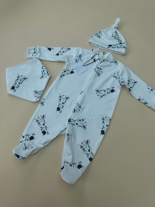 Organic babygrow gift set - Choose your fabric