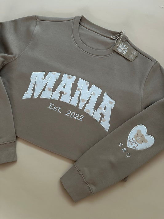 Babygrow Sweatshirt in Old Font.