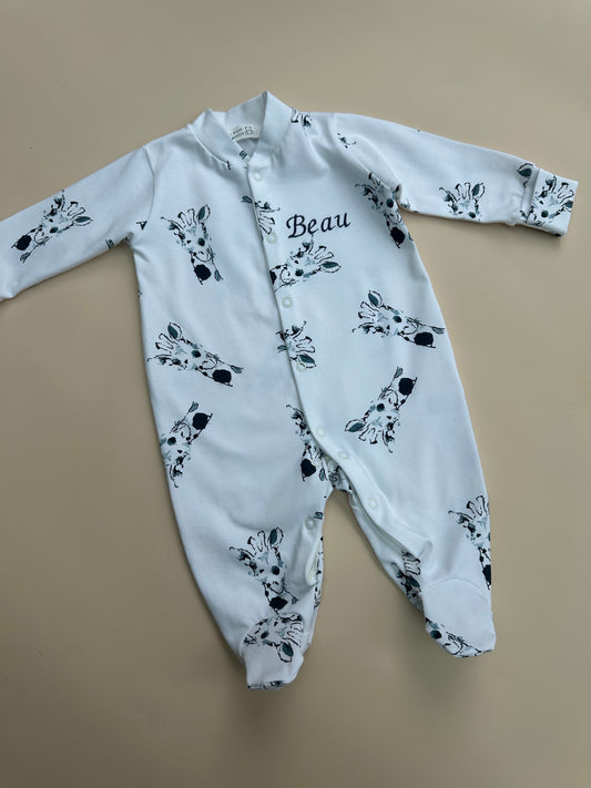 Organic Babygrow - choose your fabric