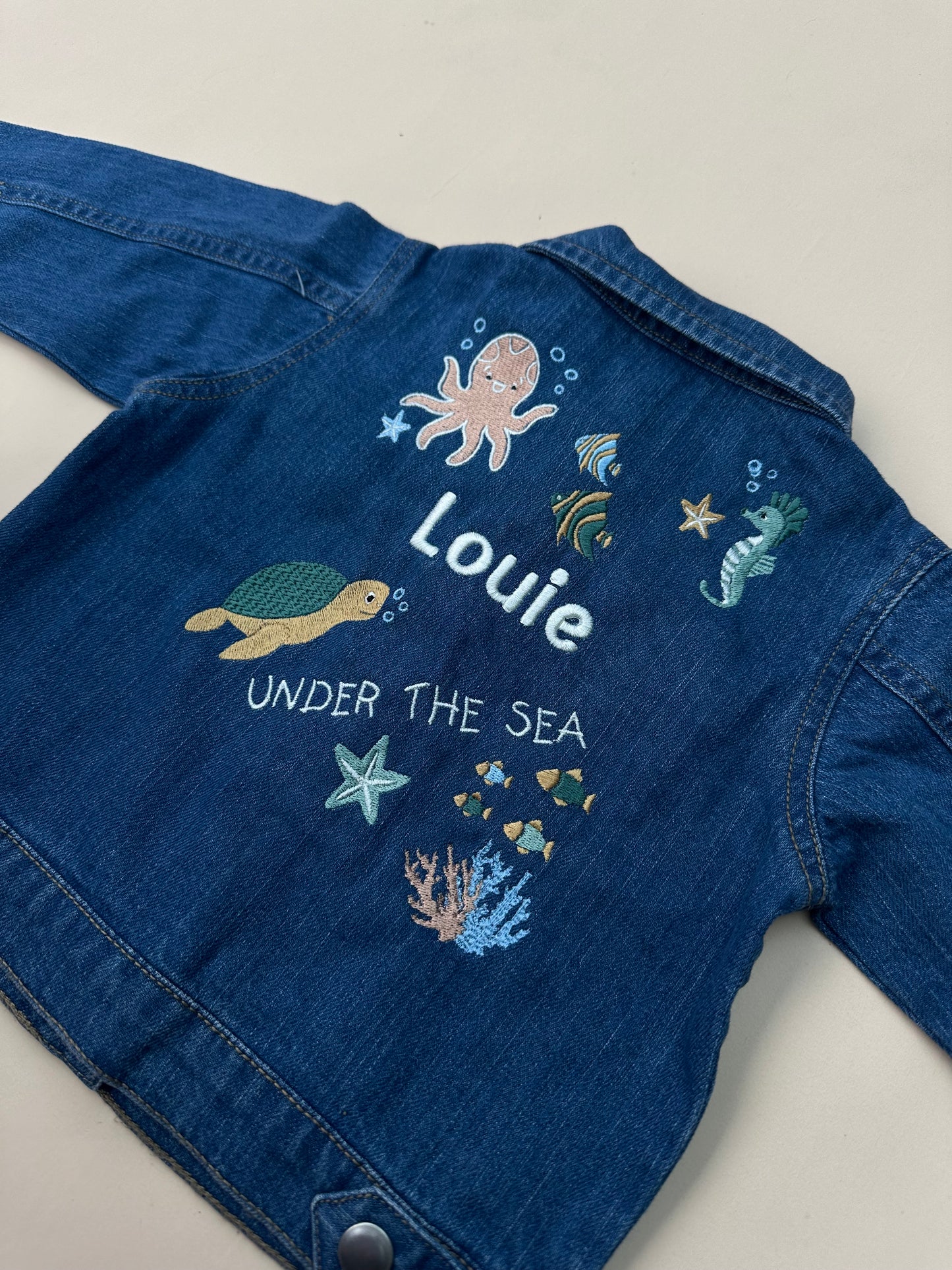 Under the Sea - Personalised Denim Jacket