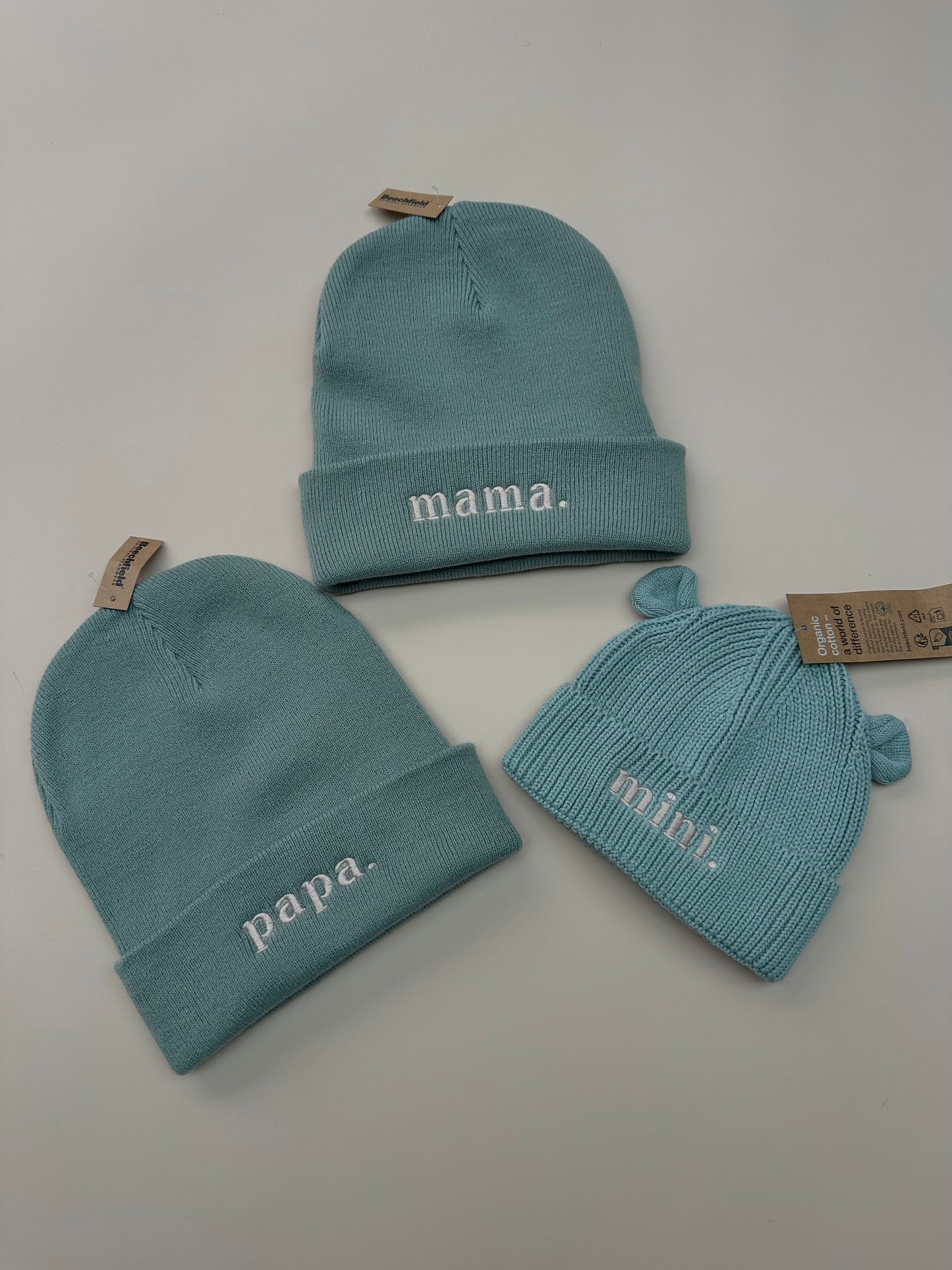 Parent & Mini baby bear beanies