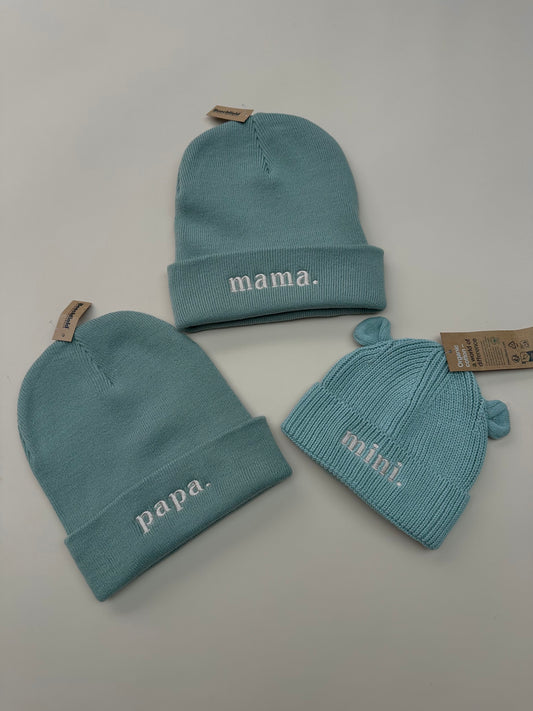 Parent & Mini baby bear beanies