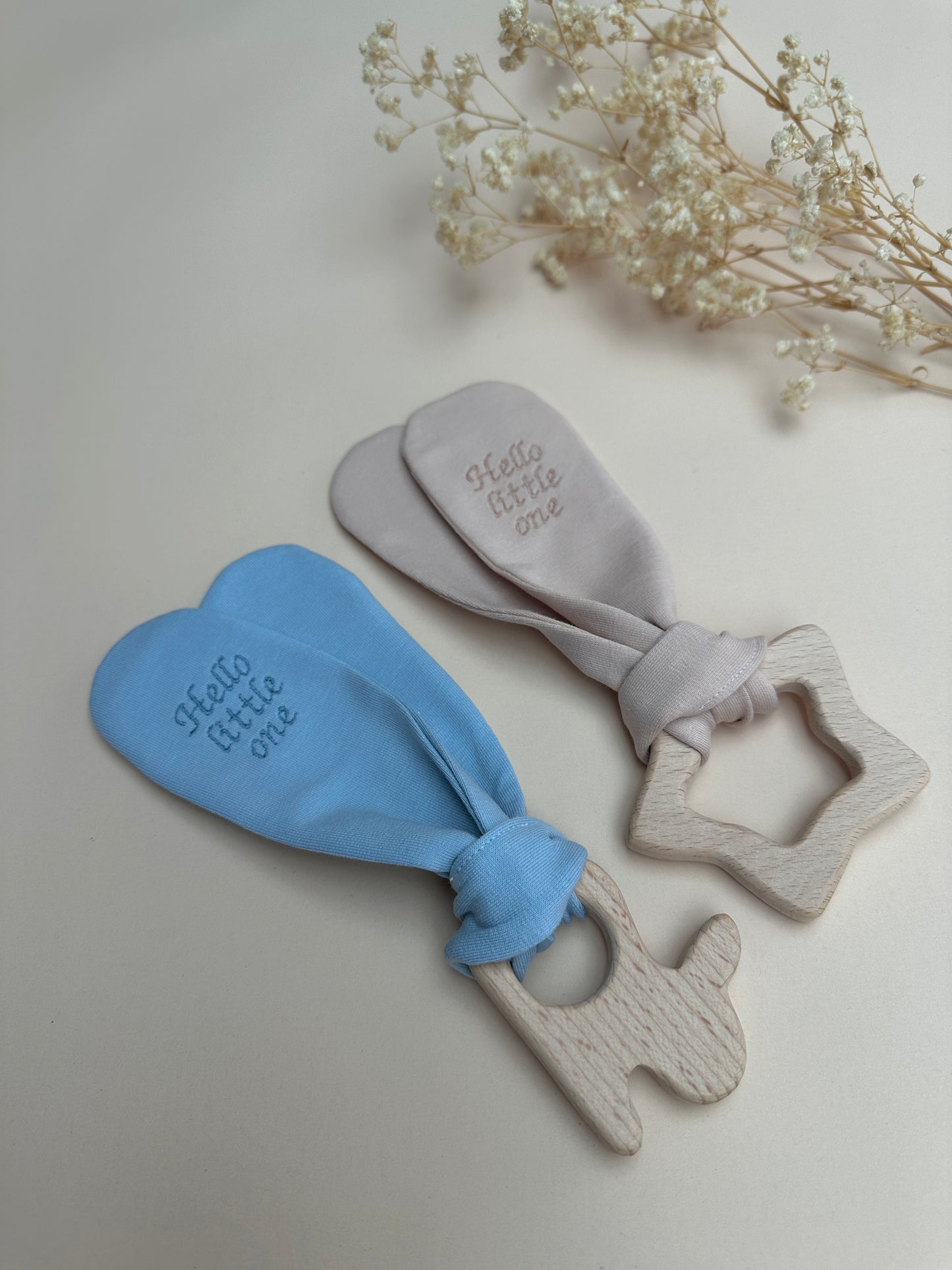 Personalised Beech Wood Teether