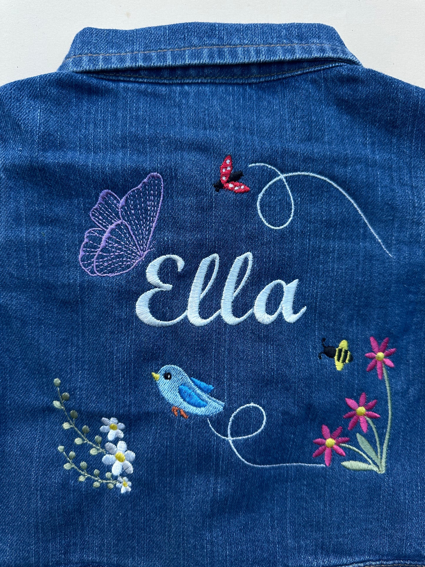 Little Garden Wonders - Personalised Denim Jacket