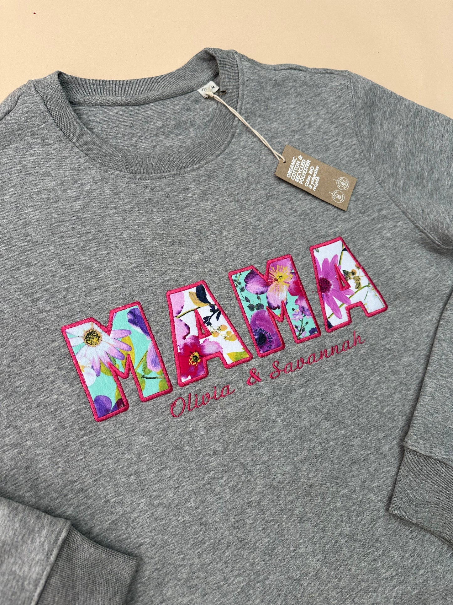 Babygrow Applique Sweatshirt in Block Font