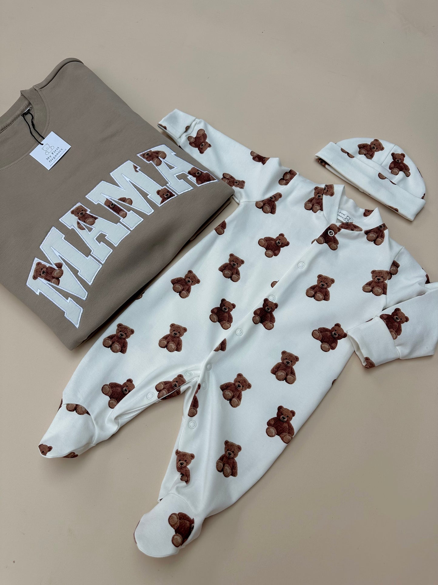 Custom Appliqué Sweatshirt & Matching Babygrow - Choose your fabric