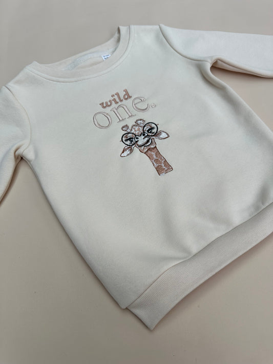 Wild one 12-18m Beige sweater