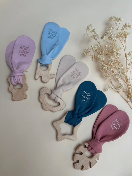 Personalised Beech Wood Teether