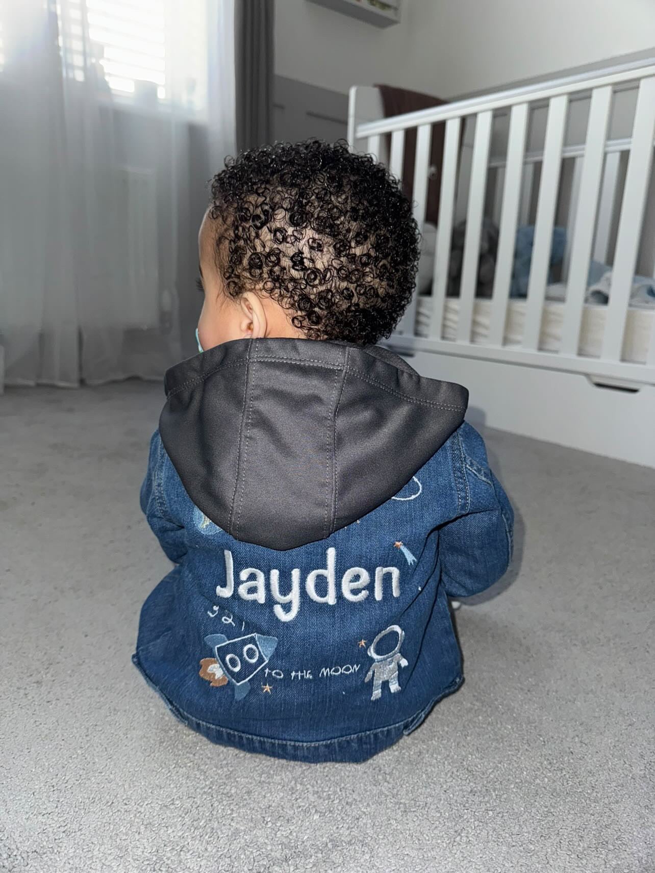 Little Astronauts - Personalised Denim Jacket