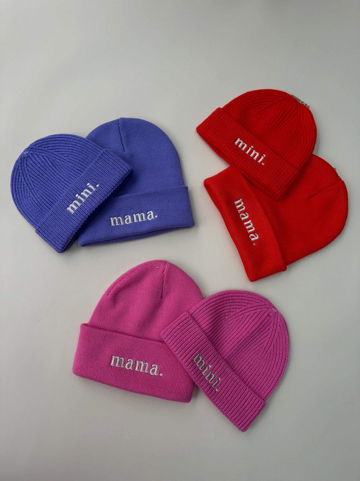 Mama & Mini childrens beanies (3-8years)